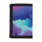 Colorful Cloud Print Trifold Wallet
