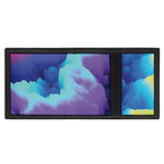 Colorful Cloud Print Trifold Wallet