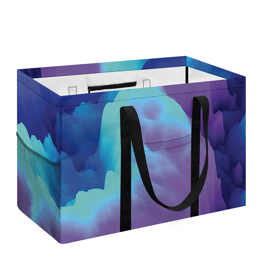 Colorful Cloud Print Utility Tote Bag