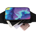 Colorful Cloud Print Waist Bag