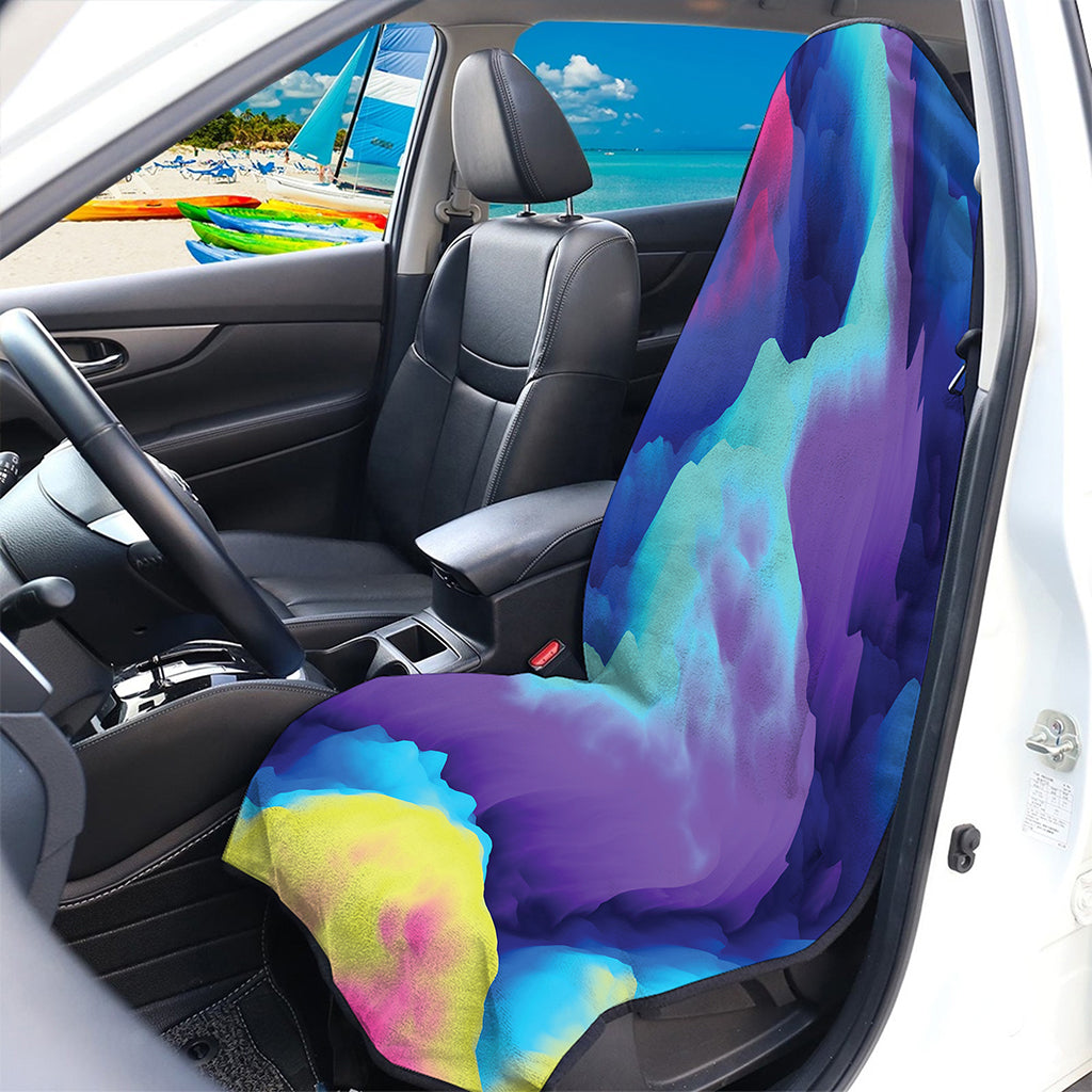 Colorful Cloud Print Waterproof Car Seat Cover