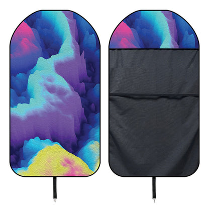 Colorful Cloud Print Waterproof Car Seat Cover