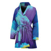 Colorful Cloud Print Women's Bathrobe