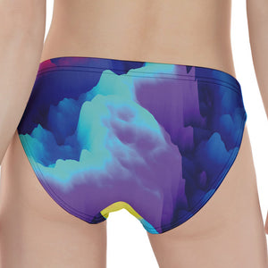 Colorful Cloud Print Women's Panties