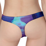 Colorful Cloud Print Women's Thong