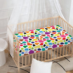 Colorful Cow Pattern Print Baby Crib Sheet