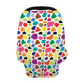 Colorful Cow Pattern Print Baby Seat Cover