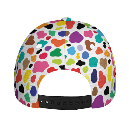 Colorful Cow Pattern Print Baseball Cap