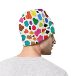 Colorful Cow Pattern Print Beanie