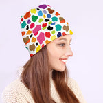 Colorful Cow Pattern Print Beanie