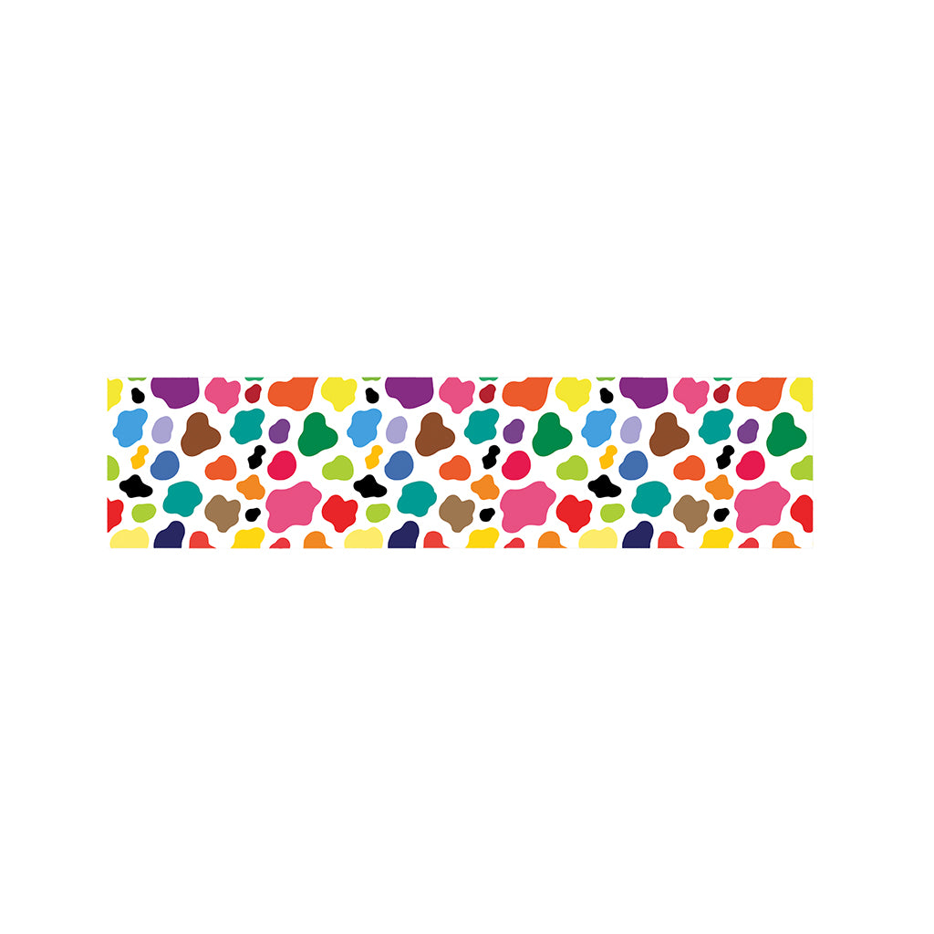 Colorful Cow Pattern Print Bed Runner