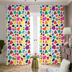 Colorful Cow Pattern Print Blackout Pencil Pleat Curtains