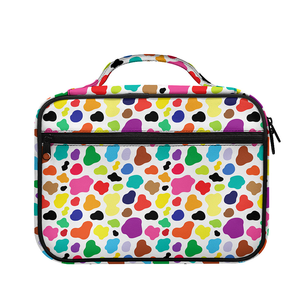 Colorful Cow Pattern Print Briefcase Bible Bag