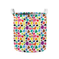 Colorful Cow Pattern Print Collapsible Laundry Basket