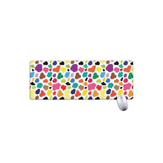 Colorful Cow Pattern Print Extended Mouse Pad