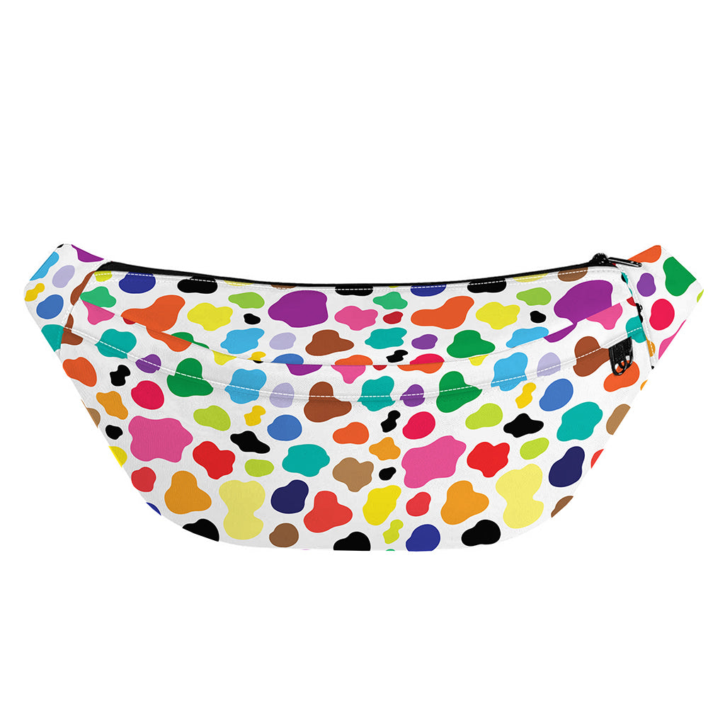 Colorful Cow Pattern Print Fanny Pack