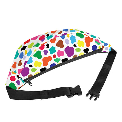 Colorful Cow Pattern Print Fanny Pack