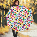 Colorful Cow Pattern Print Foldable Umbrella