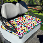 Colorful Cow Pattern Print Golf Cart Seat Cover