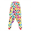 Colorful Cow Pattern Print Hammer Pants
