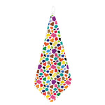 Colorful Cow Pattern Print Hand Towel