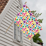 Colorful Cow Pattern Print House Flag