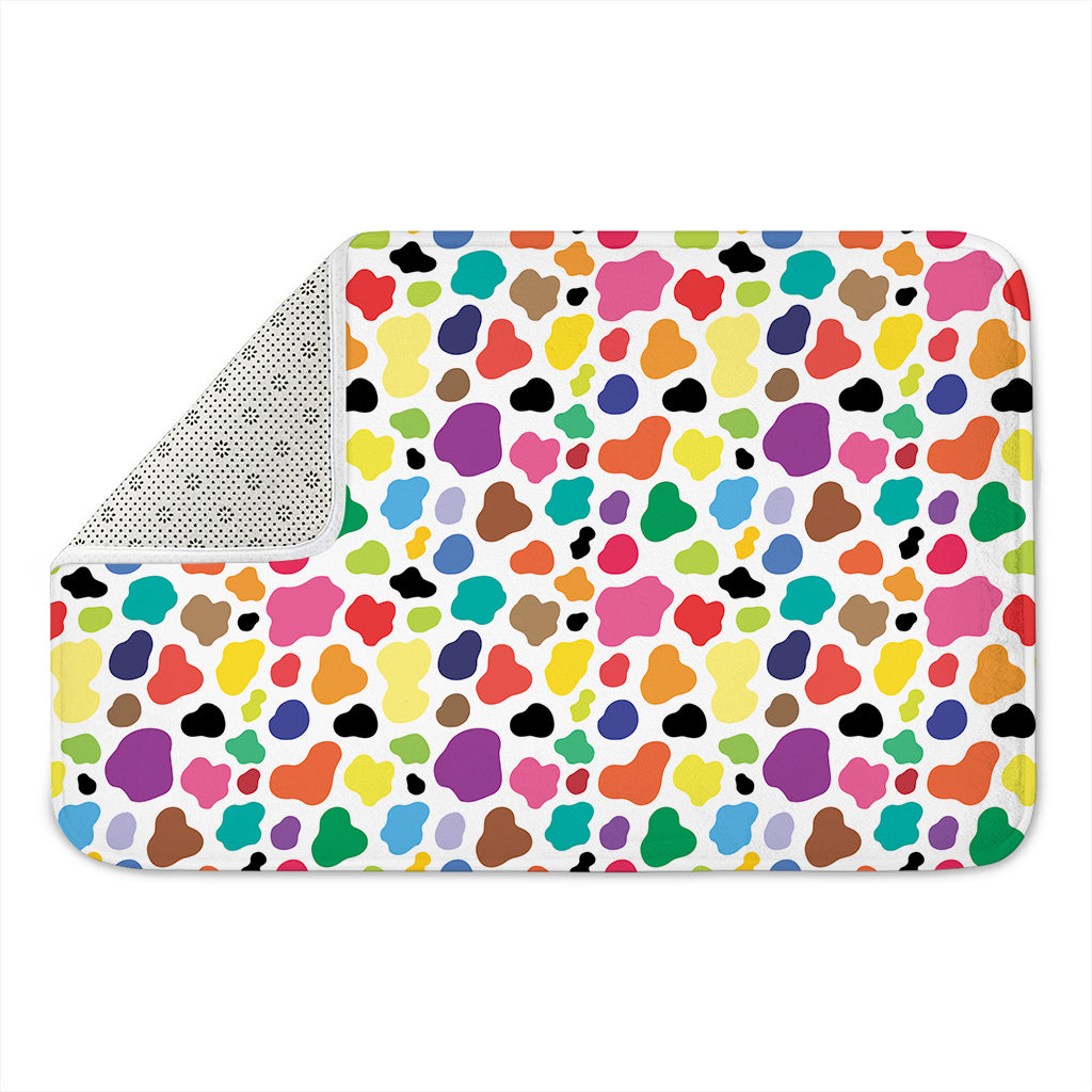 Colorful Cow Pattern Print Indoor Door Mat