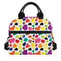 Colorful Cow Pattern Print Insulated Lunch Bag