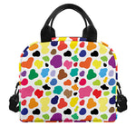 Colorful Cow Pattern Print Insulated Lunch Bag