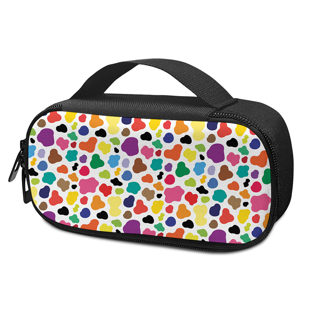 Colorful Cow Pattern Print Insulin Cooler Travel Case