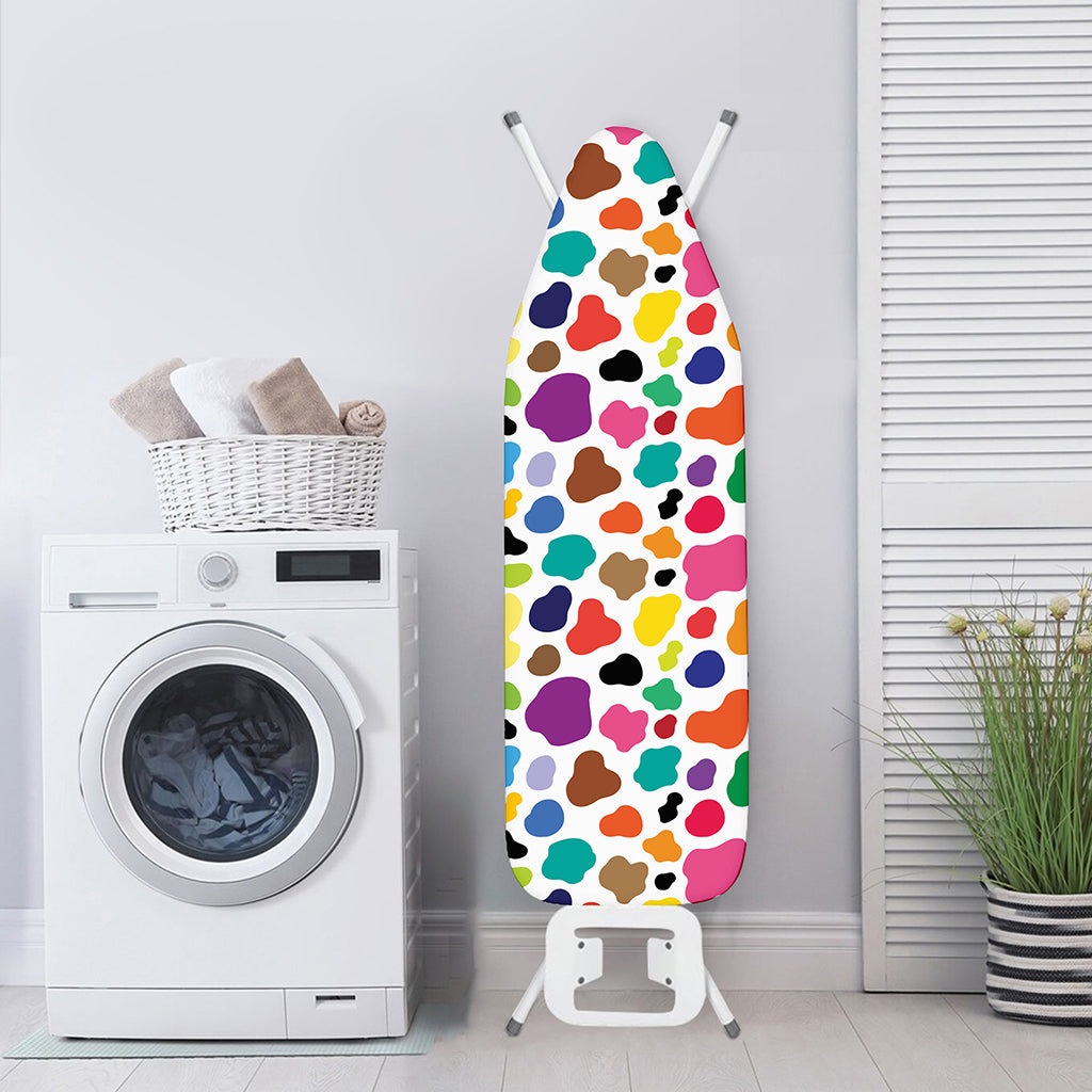 Colorful Cow Pattern Print Ironing Board Cover