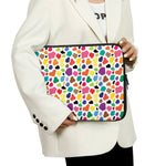 Colorful Cow Pattern Print Laptop Sleeve