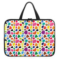 Colorful Cow Pattern Print Laptop Sleeve With Handle