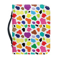 Colorful Cow Pattern Print Leather Bible Cover