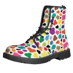 Colorful Cow Pattern Print Backpack