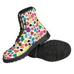 Colorful Cow Pattern Print Backpack