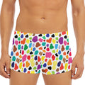 Colorful Cow Pattern Print Men's Short Boxer Briefs