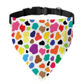 Colorful Cow Pattern Print Over The Collar Dog Bandana