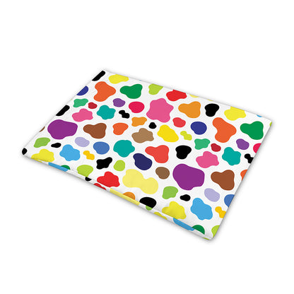 Colorful Cow Pattern Print Pet Cooling Mat Cover