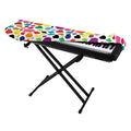 Colorful Cow Pattern Print Piano Keyboard Cover