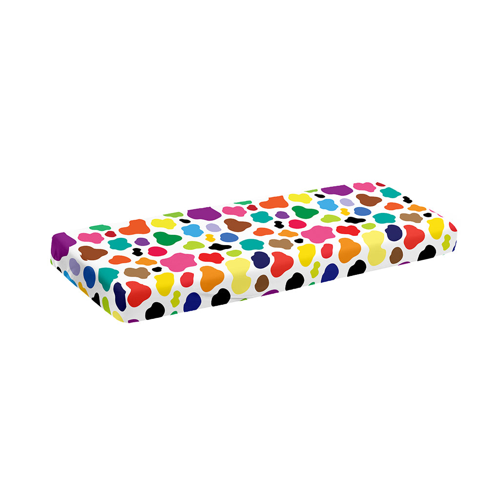 Colorful Cow Pattern Print Piano Keyboard Cover