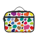 Colorful Cow Pattern Print Portable Lunch Bag