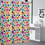 Colorful Cow Pattern Print Premium Shower Curtain