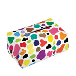 Colorful Cow Pattern Print Rectangle Tissue Box Cover