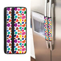 Colorful Cow Pattern Print Refrigerator Handle Covers