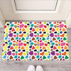 Colorful Cow Pattern Print Rubber Doormat
