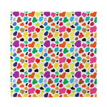 Colorful Cow Pattern Print Silk Bandana