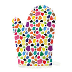 Colorful Cow Pattern Print Single Oven Mitt