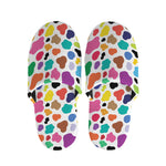 Colorful Cow Pattern Print Slippers