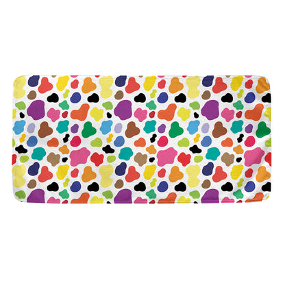 Colorful Cow Pattern Print Towel